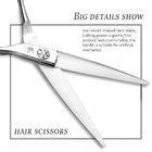 Durable Hair Salon Shears UFO Screw Smooth Handfeel High Precision