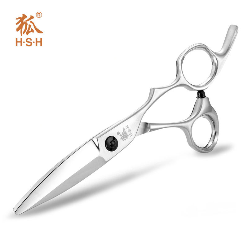 6.0 Inch Stainless Steel Engraved Barber Scissors Brushed Matte Surface